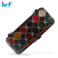 12 Color Round Water Color Paint with Art Brush